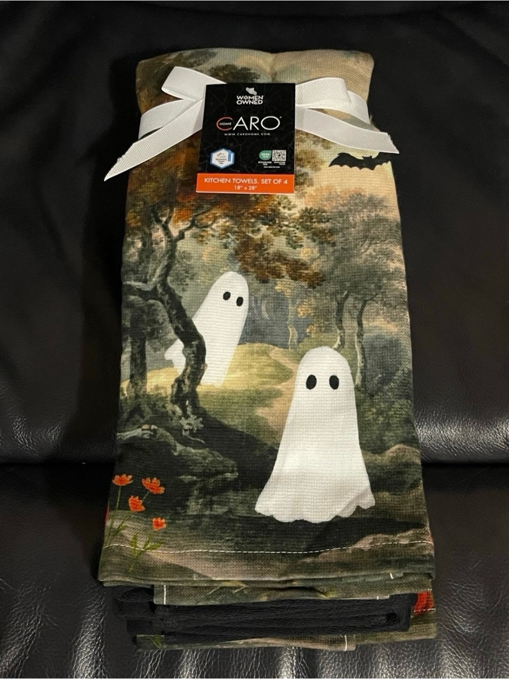 Halloween CARO HOME Kitchen Towels - Halloween Gosts Kitchen Towels (4)